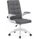 Computer chair Elga plastic/fabric, white/gray 63x59x96 cm