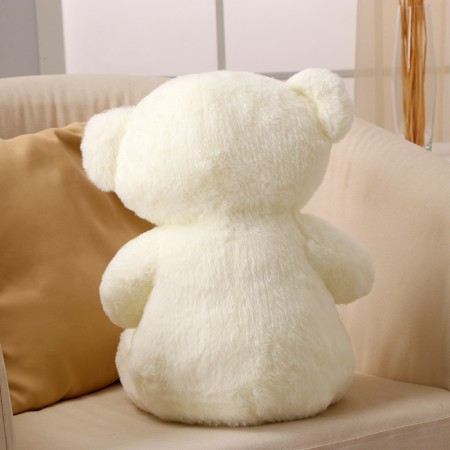 Soft toy "Bear", 40 cm, white color-3