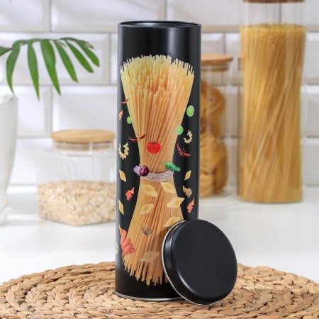 Bank for bulk products Dark, 29 × 9 × 9 cm, black color-3
