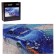 Figure puzzle "Retro blue car", 100 parts, 28 × 16.5 cm