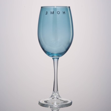 A glass for the wine "Home", 360 ml, blue-3