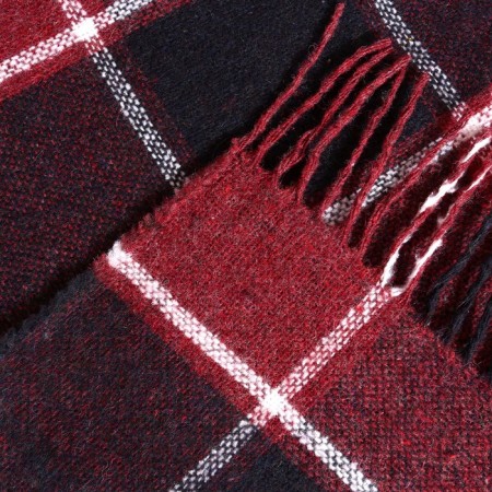 Palermo plaid 140x200cm, 07/Sofa, Bordeaux/T. Sin/Bel, wool 20%, pan 40%, PE 40%-2