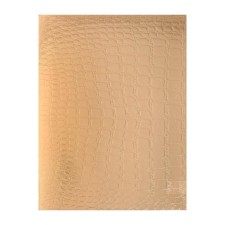 A notebook of 96 sheets in the Croco cage, boumvinyl Metallic, embossing, offset block, gold