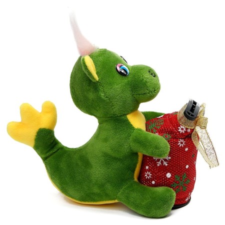 Soft toy "Dragon" with a piggy bank, 14 cm, color mix-1