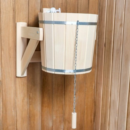 Linding device made of linden, 15 liters, with an overflow device-1