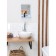 Tokyo bathroom set, light blue color