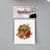 Tattoo on the body "Skull with roses and rubies" mix