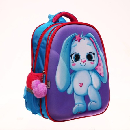 Background School School Calligrata "Bunny" + keychain, 39 x 30 x 14 cm-6