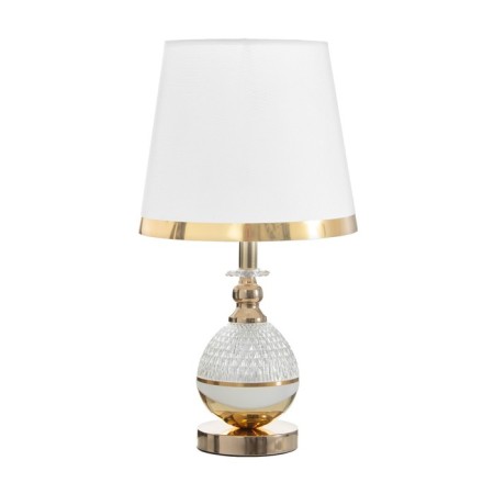 Gaura table lamp E27 40W white-gold 25x25x45.5 cm Risalux-5