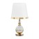 Gaura table lamp E27 40W white-gold 25x25x45.5 cm Risalux