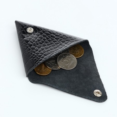 Monetnik on the button, Textura, black color-2