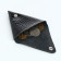 Monetnik on the button, Textura, black color