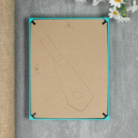 Photo frame plastic L-1 15x21 cm turquoise (plastic screen)-3