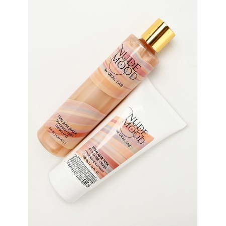 Gift set Ural Lab: shower gel 250 ml and body cream 200 ml, aroma of berries-3