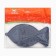Rug for licking on suction cups 20 x 10 cm, blue
