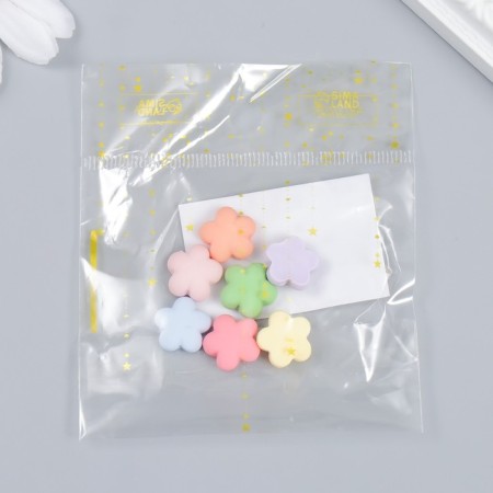Decor for creativity Plastic "Flower Sephron" mix-4
