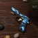 Wooden souvenir "Rezin -shooting, blue camouflage" + 4 elastic bands
