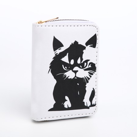 Children's wallet at the zipper "Chosen", the color is white/black
