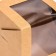 Packaging for one cupcake with a window, craft, 12.5 x 9.5 x 9.5 cm