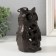 Cast iron candle for 1 candle "Eagle" 7.5x8.5x13.5 cm