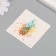 Tattoo on the body color "watercolor. Pineapple" 6x6 cm