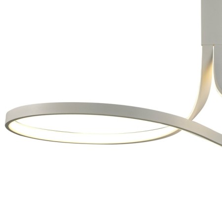 Suspended chandelier Mantra Nur, LED, 3200LM, 2800K, 855x290x650 mm, white color-1