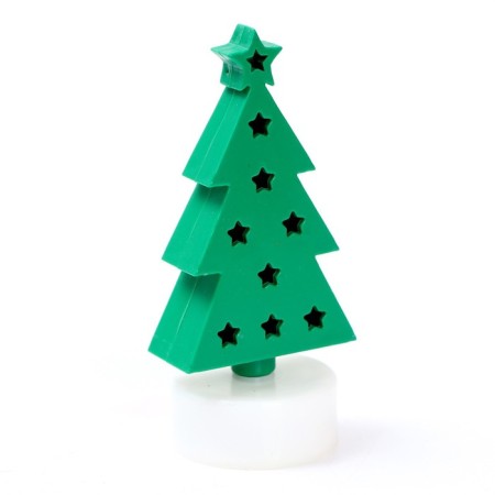 Candle LED "Christmas tree", color mix-1