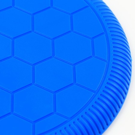Frisby "Football", thermoplastic rubber, 23 cm, blue-5