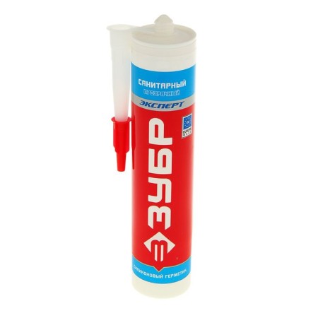 Silicone sealant "Zubble" expert, for rooms with high humidity, transparent, 280 ml