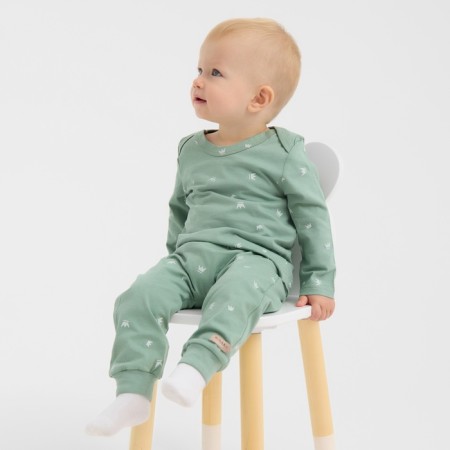 Children's pants Minaku, olive color, height 86-92 cm-3