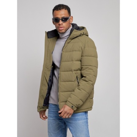 Sports male winter, size 56, khaki color-8