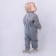 Topolino-2 overalls-heat, height 80-86 cm, color gray color