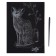 Big engraving with the effect of gold "Abyssinian cat"