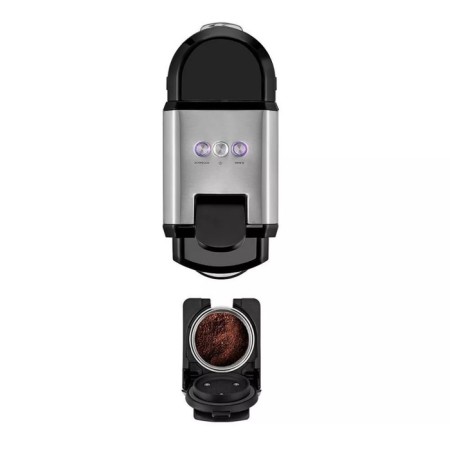 Coffee machine KitFort KT-7192, capsule/drip, 1450 W, 0.6 l, silver-black-3