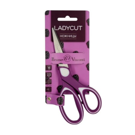 Baby scissors 18 cm ladycut, rubberized handles