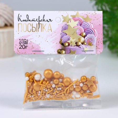 Confectionery Sprinking "Drunk champagne", 20 g-1