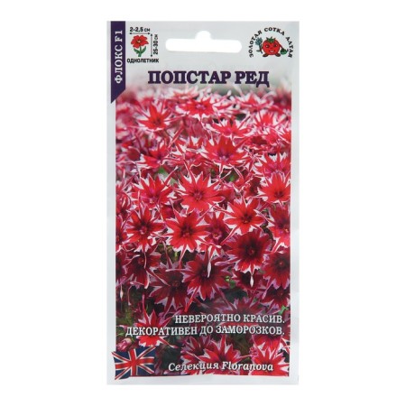 Flowers Flox "Popstar Red", 5 pcs