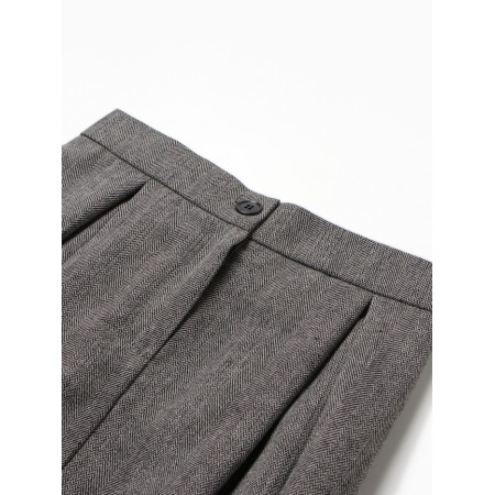 Women's skirt Maxi Minaku: Modern Classic color dark gray, river 44-6