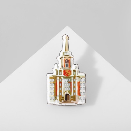 Wooden broch "Yekaterinburg" Administration, color-4
