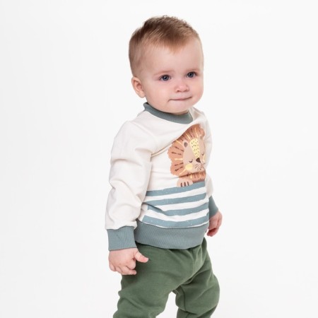 Svitshot Children's, Milk/Green color, height 98 cm