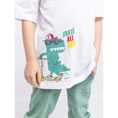 Children's kit: T -shirt, trousers, height 128 cm-3
