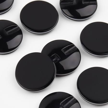 A button on midnight, d = 30 mm, the color is black-1