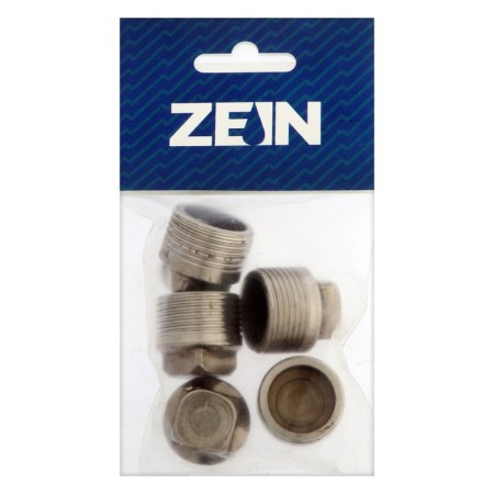 Zein plug, 3/4 ", cork, external thread, stainless steel, packing 5 pcs.-3