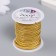 Contain cord on the Bobin "Light Gold" winding 10 m thick 3 mm 4.3x4.7x4.7 cm