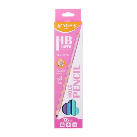 Pencil Chernographic NV with Lastik, Pastel, Triangular Mix Corps-3