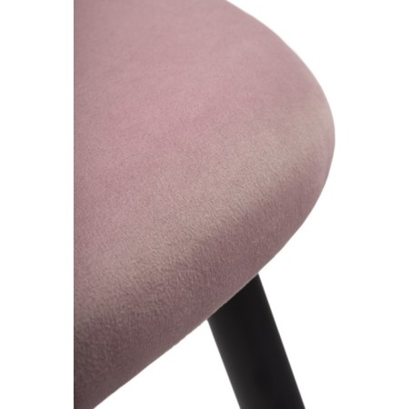 GABI Metal/velor, black/pink 50x53x79 cm chair-7