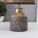Table lamp "Ovation" 1he14 40W Coffee/gold 22x22x31cm