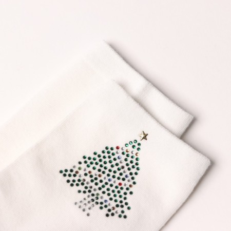 Women's socks, white color, size 36-40-1