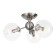 Ceiling chandelier CITILUX "Tommy" CL102131, 46x46x23.5 cm, 3x40W, E14, gray color gray