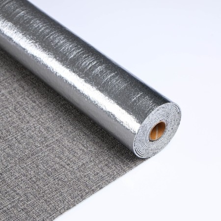 PVC panel self-adhesive in the roll of black and white, 2.8 m, 50cm, thickness2mm